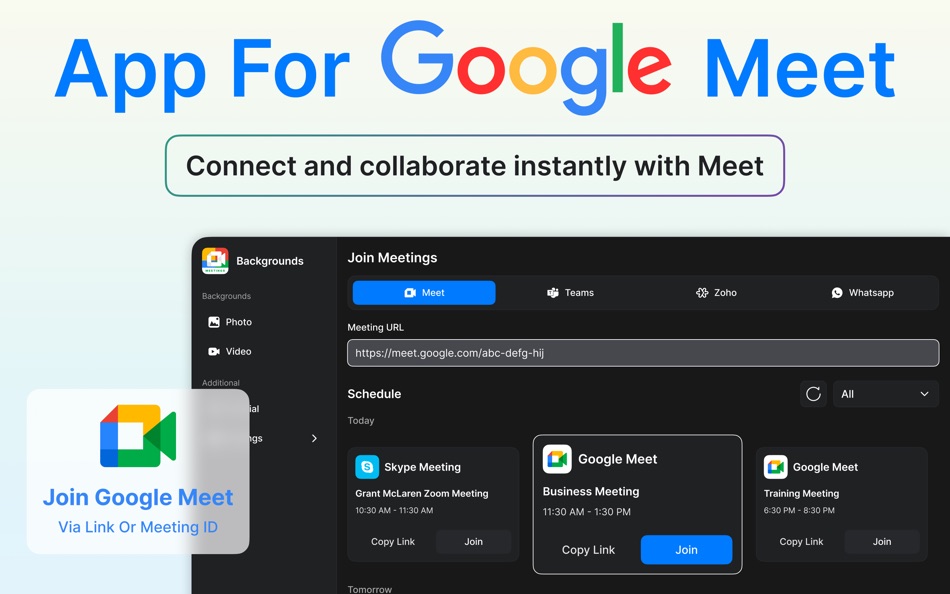 #1. Meeting App for Google Meet (macOS) 由: Usman Ali