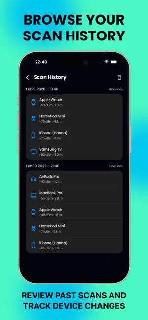DeviceRadar - BLE Scanner screenshot 4