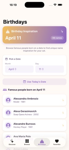 Cat Names Expert iPhone screenshot