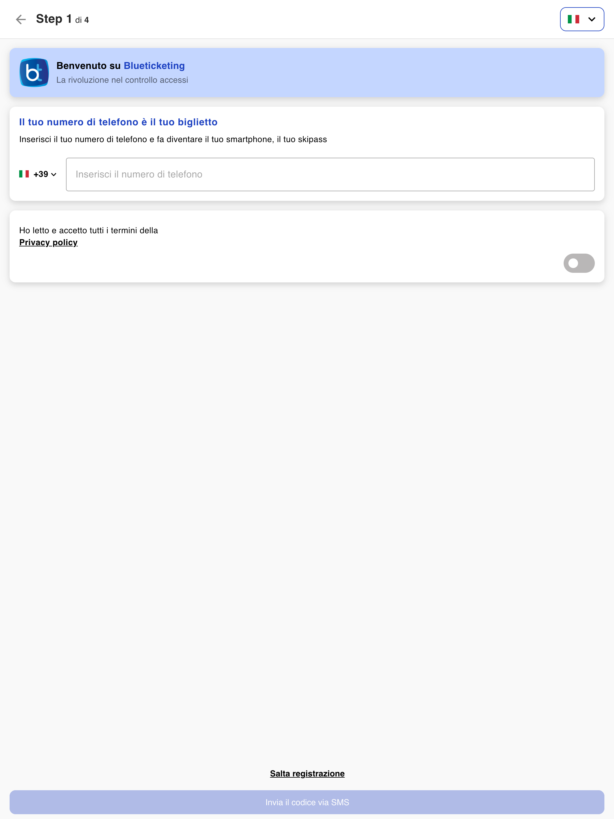 Blueticketing screenshot 9