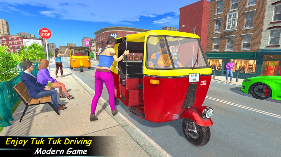 #4. Tuk Tuk Rickshaw Driving Game (iOS) 由: Rizwan Aftab