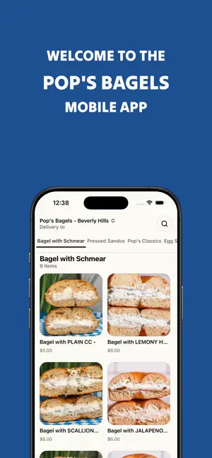 Pop's Bagels - Order Now screenshot 1