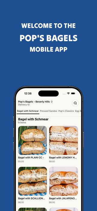 Pop's Bagels - Order Now Screenshot 1 of 5