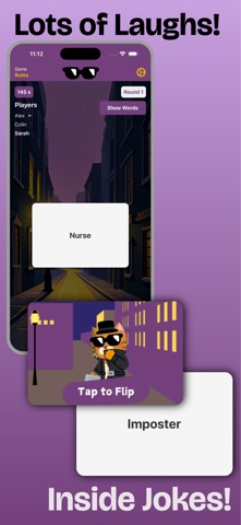 Imposter - Secret Word Game iPhone screenshot