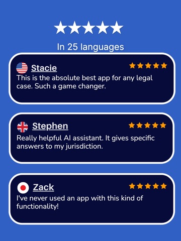 Lawyer Assistant: AI Reads Law iPad screenshot