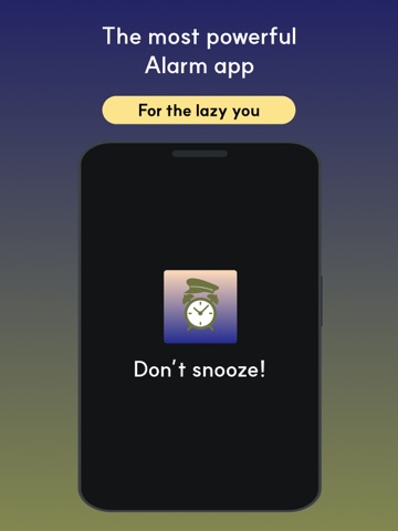 Don't Snooze! - Routine Alarm iPad screenshot