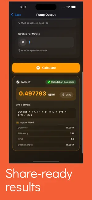 Oil & Gas Calculator : OilCalc screenshot 4