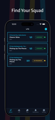 Raider's Market iPhone screenshot