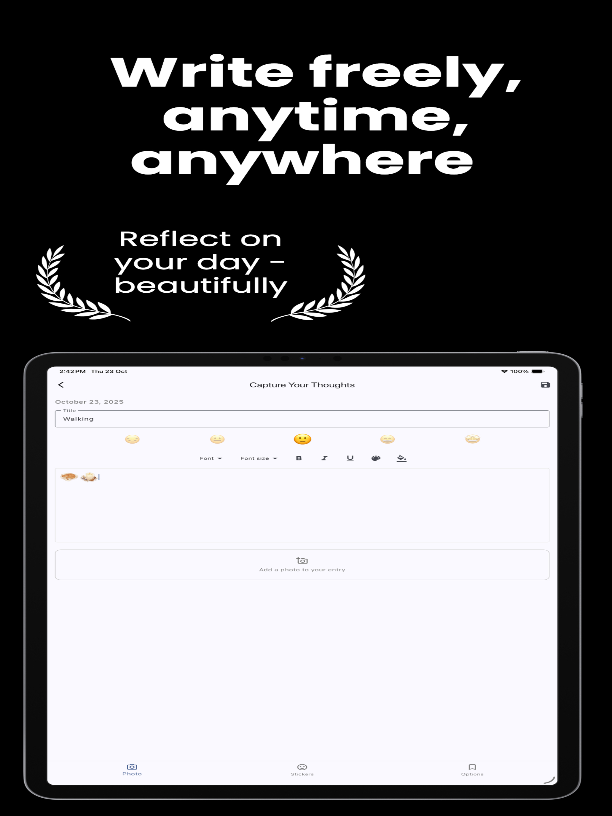 Diario: Diary with password screenshot 8