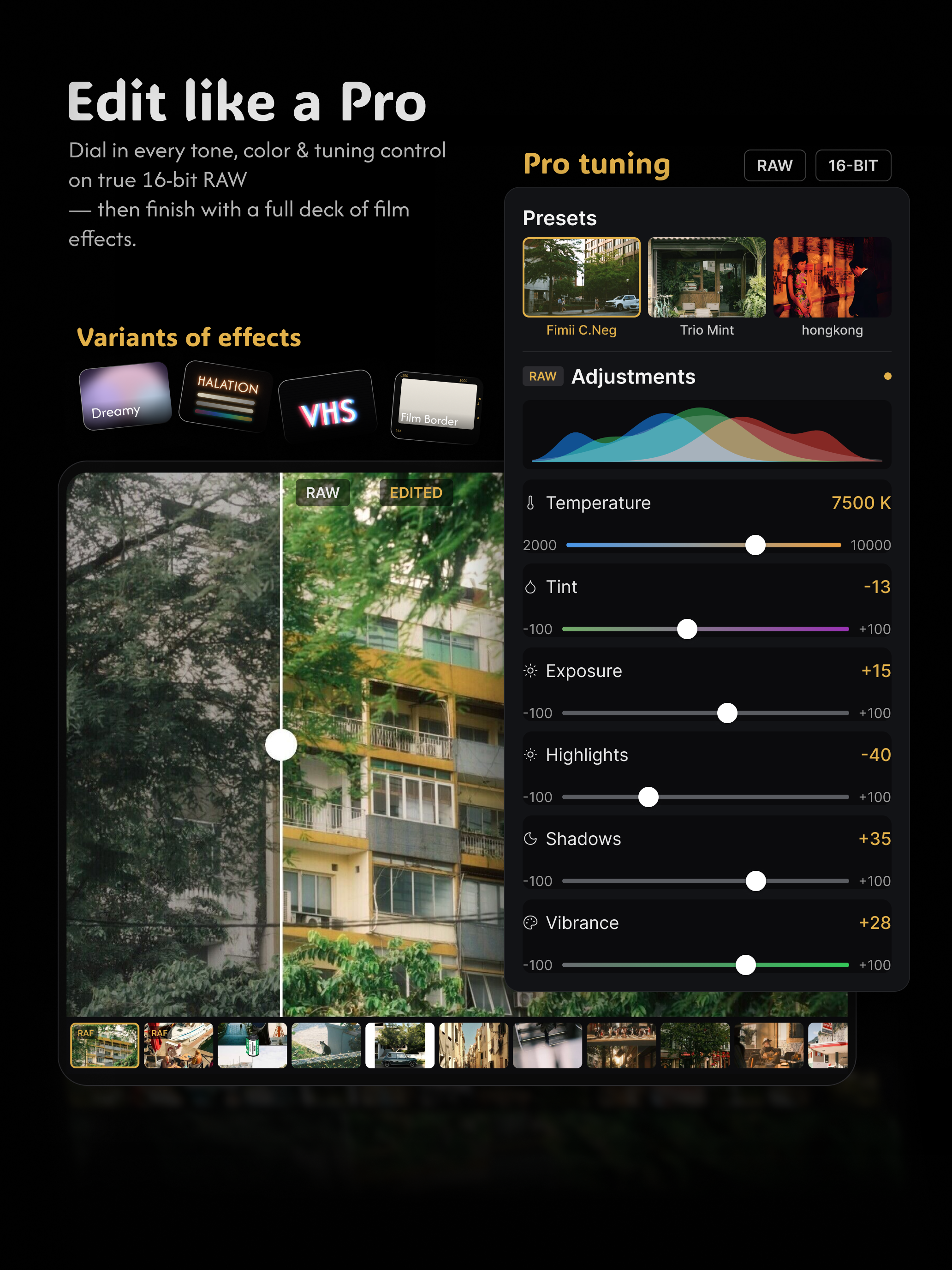 Fimii - Photo Editor & Presets screenshot 9