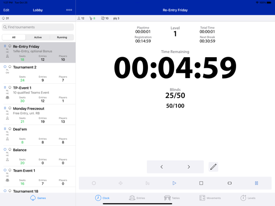 Screenshot #4 pour CasinoWare Tournament Control
