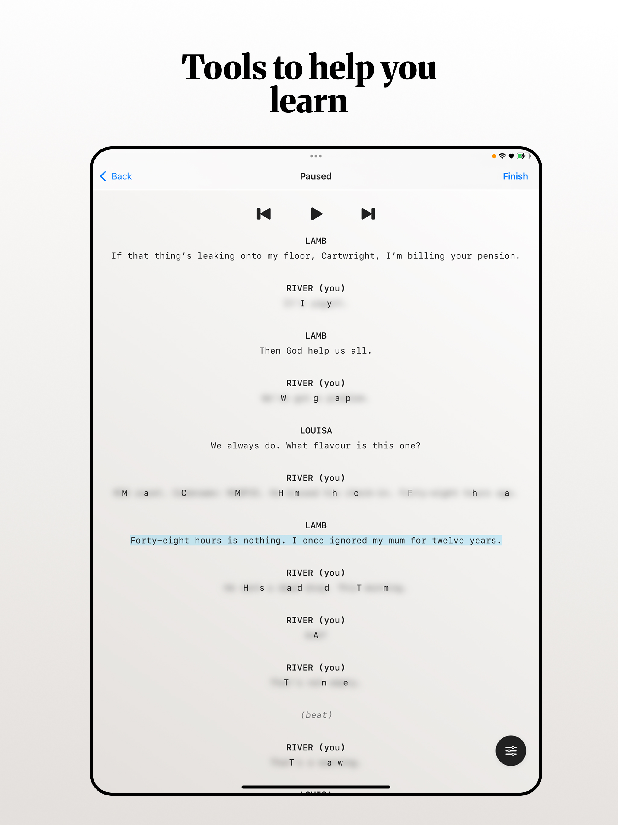 LineCue: Rehearse & Self-Tape screenshot 15