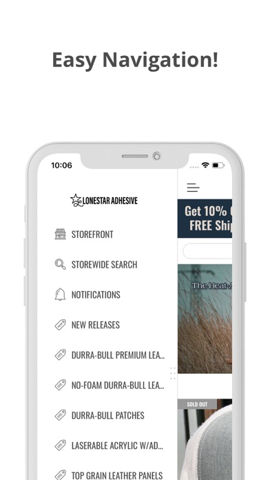 LoneStar App Screenshot