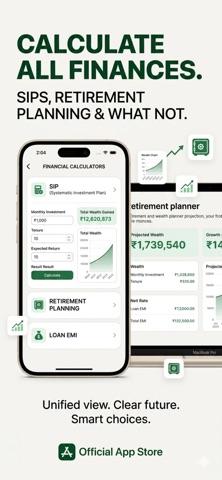 Calculator: EMI Loan Tax Bills iPhone screenshot