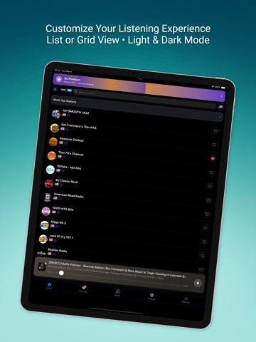 TuneXa Radio: Live FM Music ipad screenshot 4