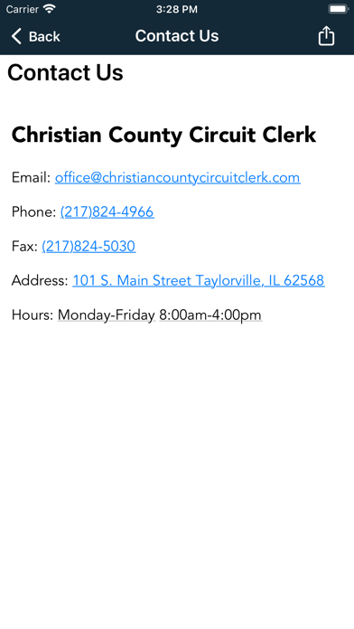Christian County Circuit Clerk Screenshot