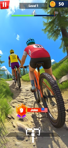 BMX 自行车游戏：3D 自行车游戏 screenshot
