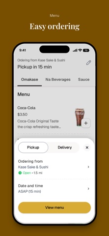 Kase Sake & Sushi iPhone screenshot