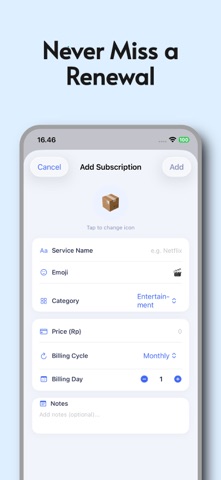 Subtrackers screenshot