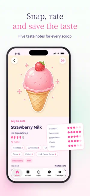 GELALOG: Ice Cream Diary screenshot 3