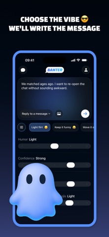 AI Dating Wingman: Banter iPhone screenshot