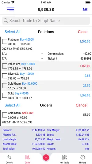 BBCorp iTrader screenshot 4