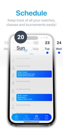 TiePlayer - Tennis & Padel App screenshot