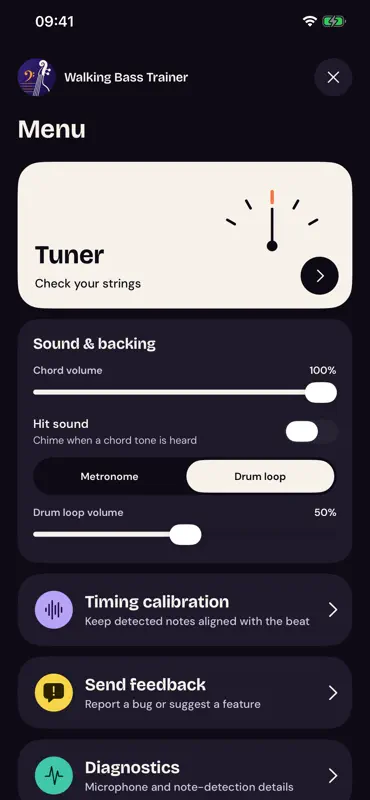 Walking Bass Trainer screenshot 4 of 8