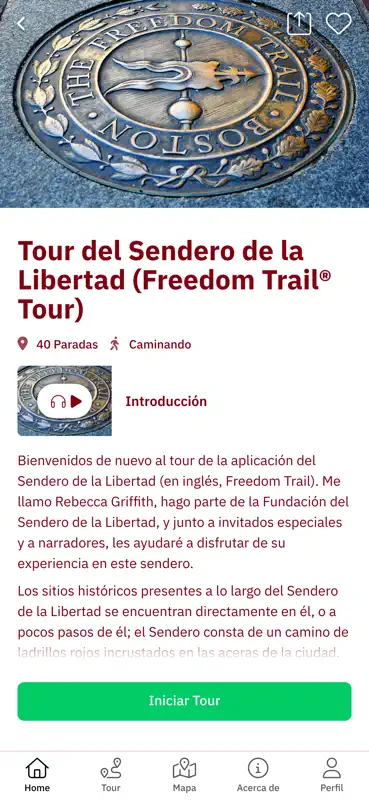App Oficial del Freedom Trail screenshot 2 of 6