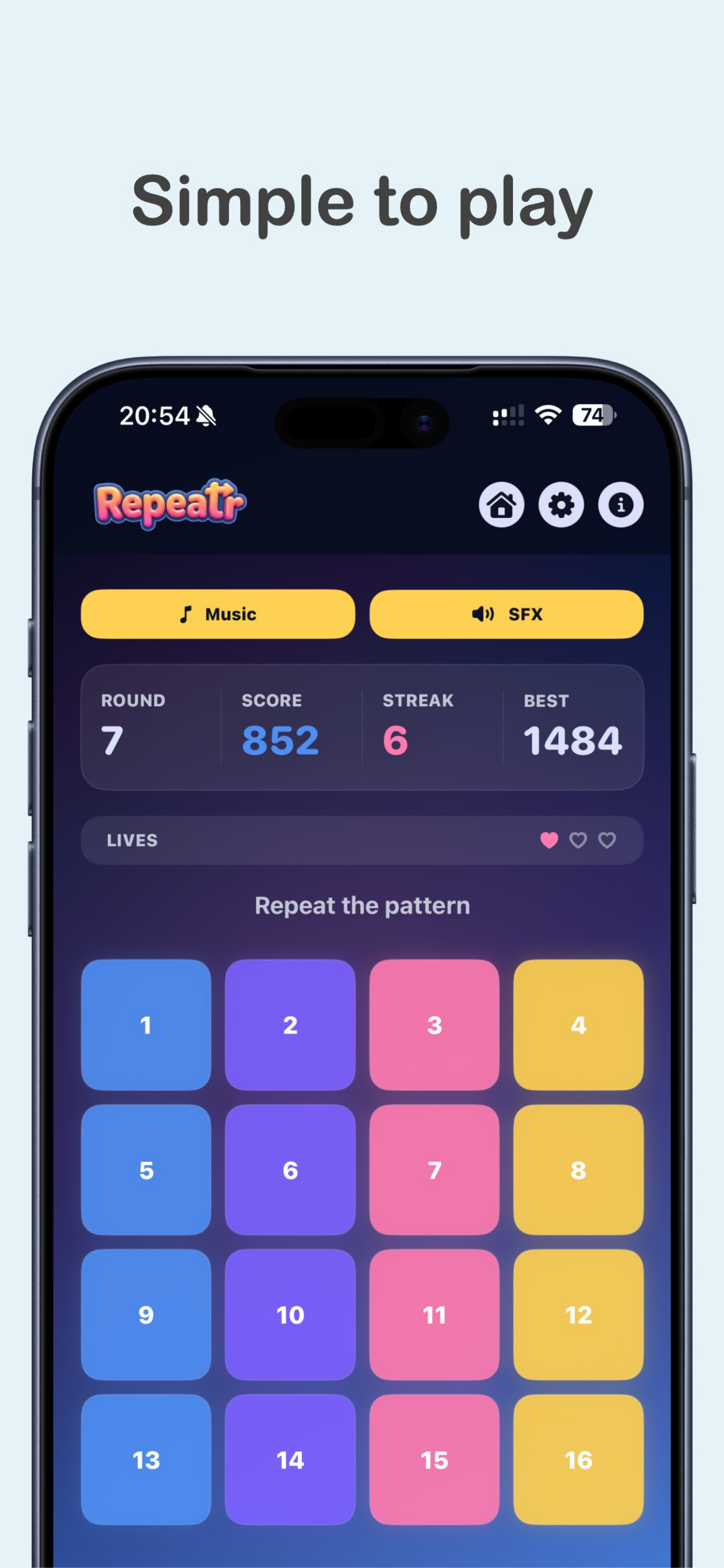 Repeatr - Beat the Repeat screenshot 3