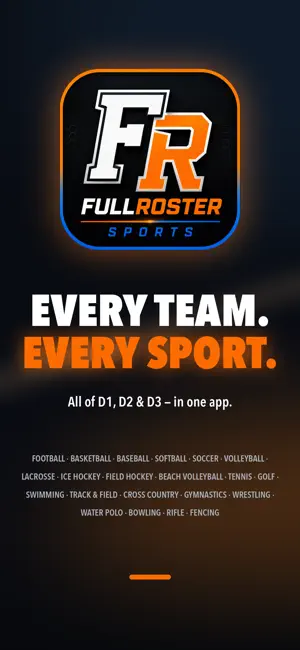 FullRoster: D3 D2 D1 Sports screenshot 1