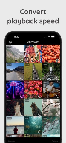 Video Speed Converter iPhone screenshot