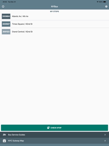 NYBus: New York Bus Arrival iPad screenshot