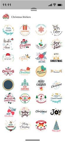 Christmas Sticker!! screenshot