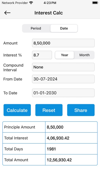 Interest Calculator: Finance