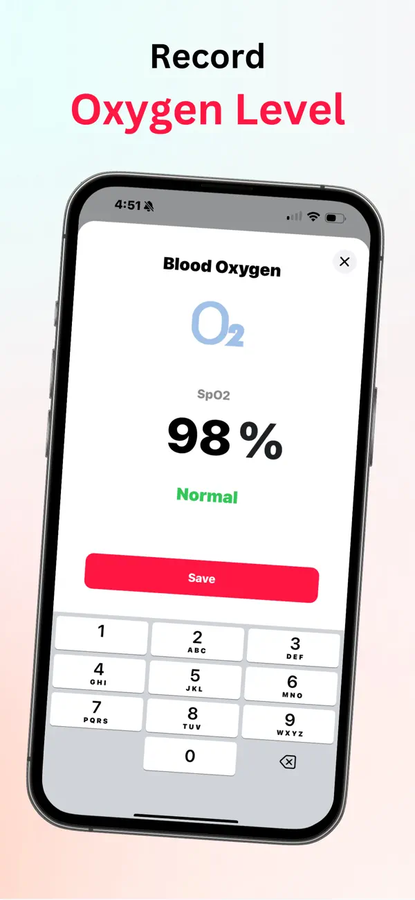 Pulse Tracker - Heart Rate iOS app screenshot showing feature 3