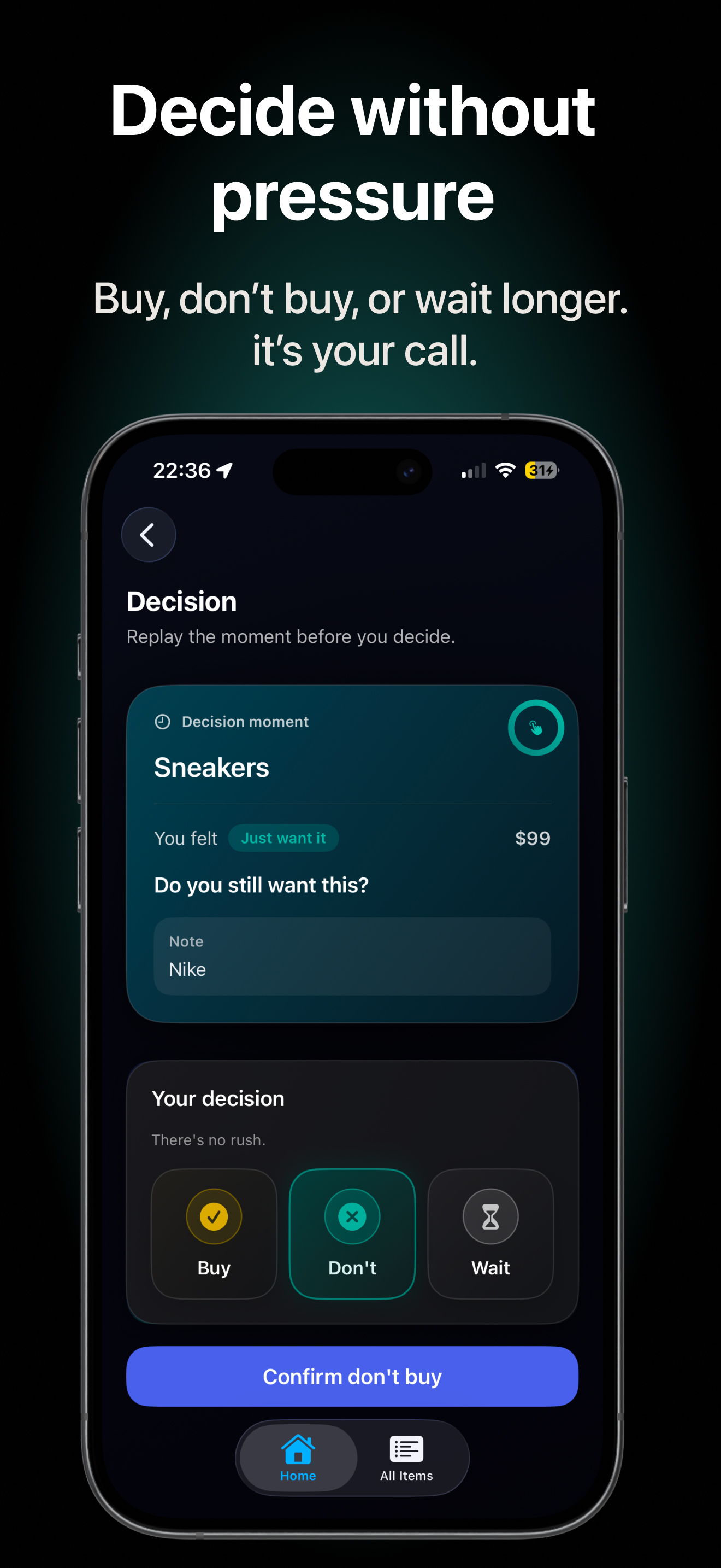 Not Yet: Purchase Delay screenshot 5