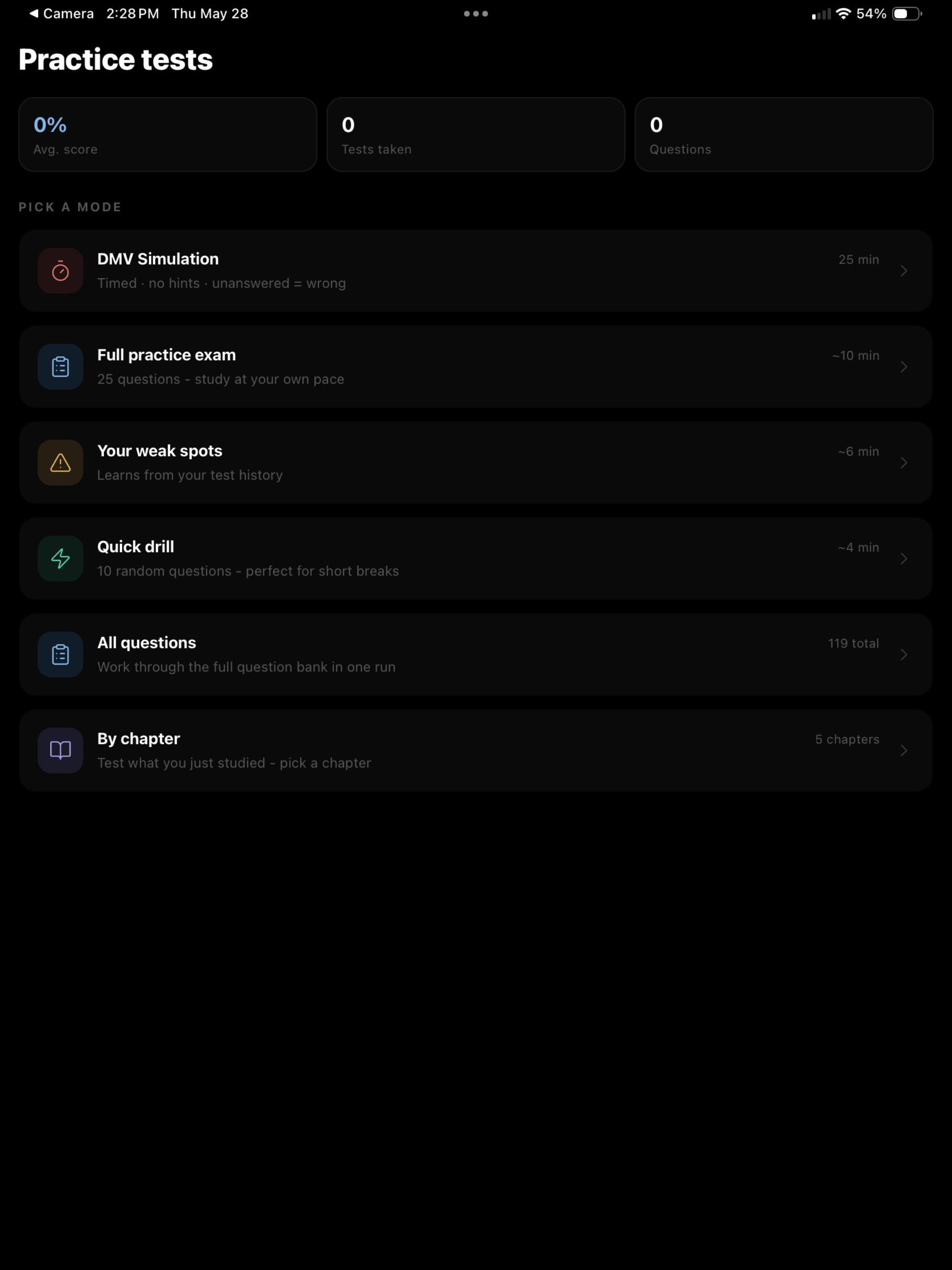 OneTry DMV Prep screenshot 8