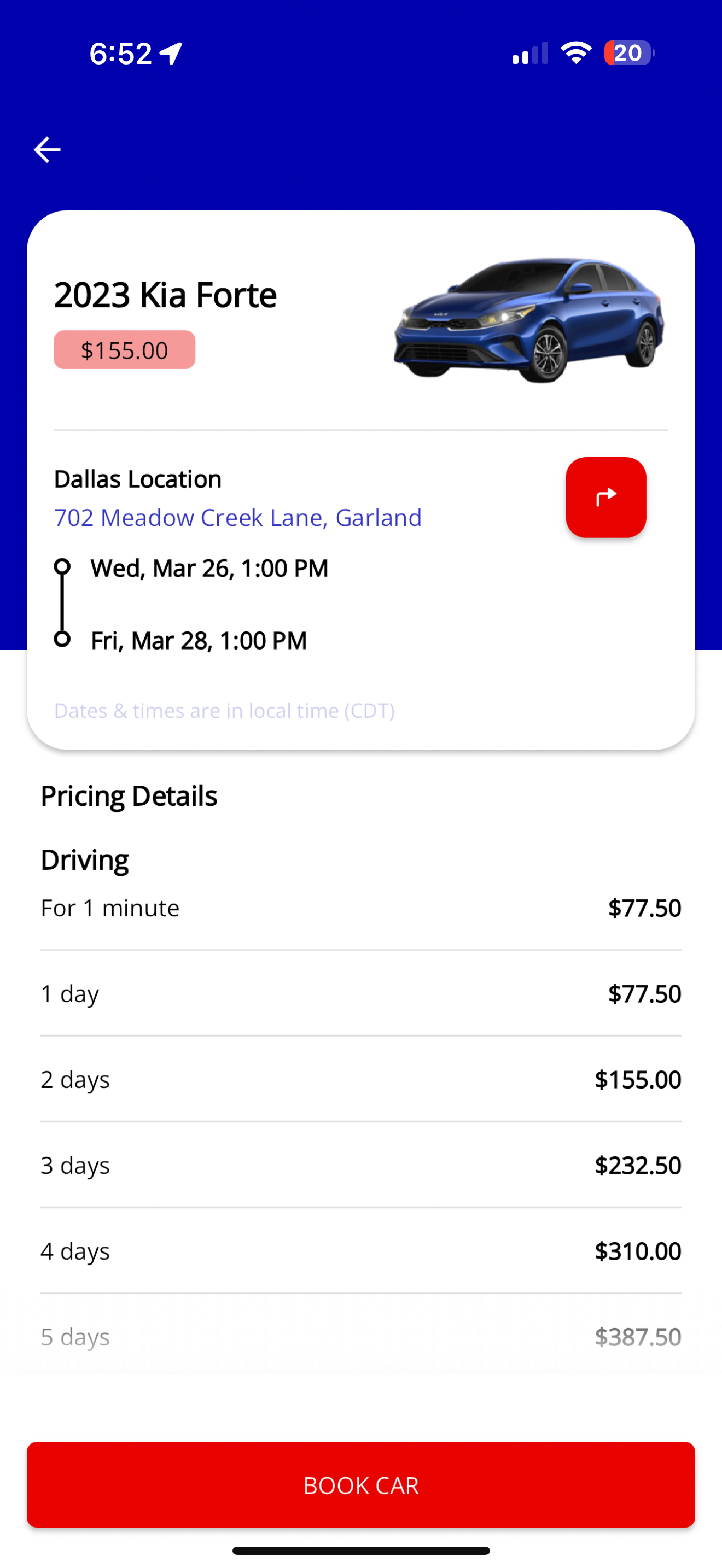 RideShare Carz - Gig Rentals