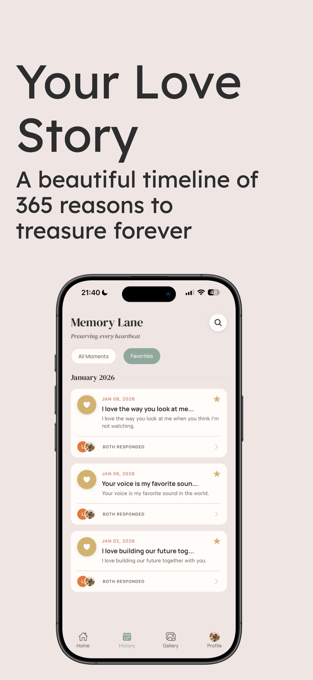 365 Reasons - Love Journal