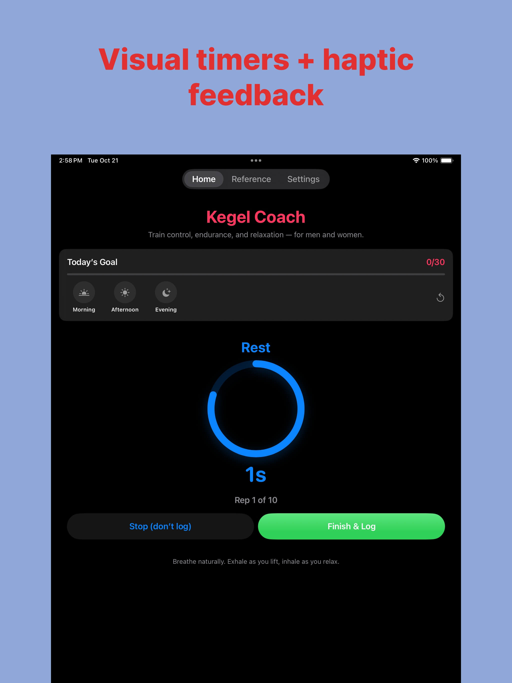 Kegel & Pelvic Floor Timer App
