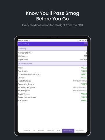 OBDAI OBD2 Scanner & ELM327 AI iPad screenshot