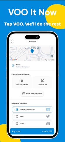VOO: a mart in an app screenshot