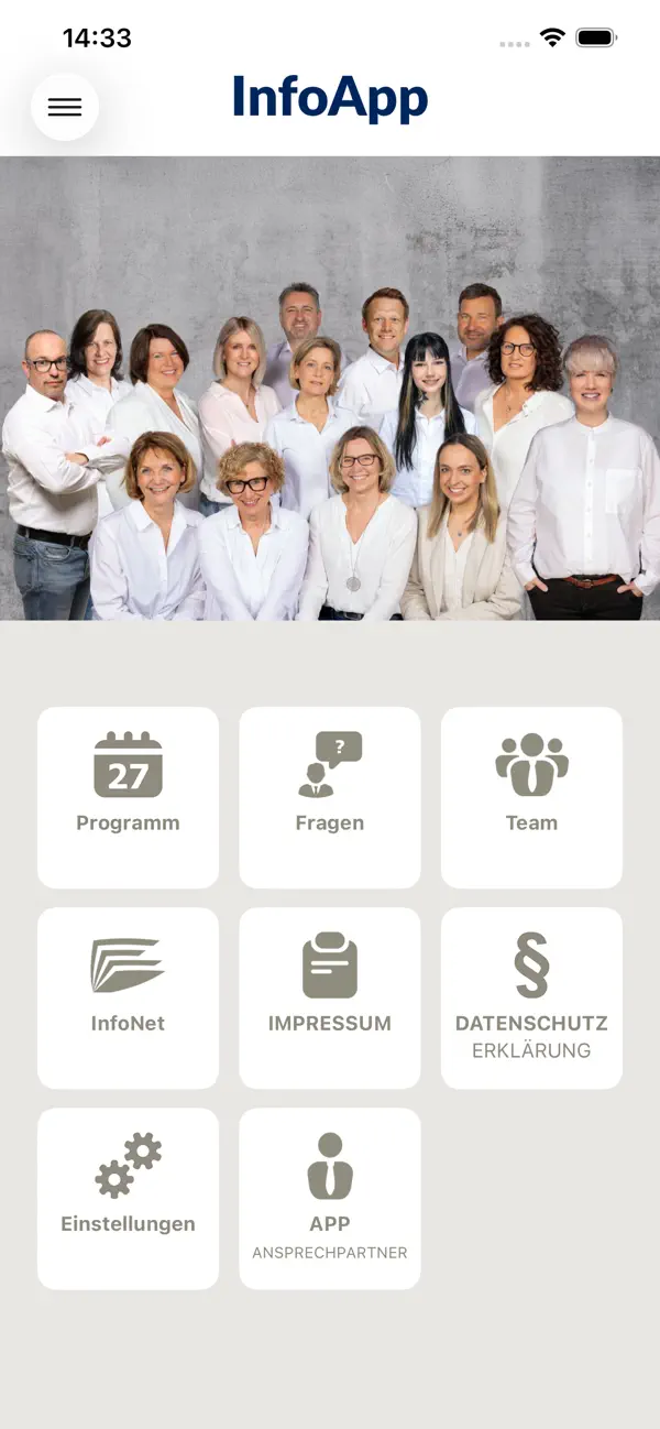 Screenshot #1 pour TVG InfoApp
