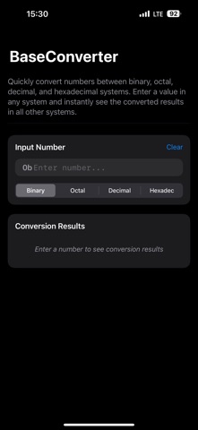 Converting: Numeral Formats screenshot