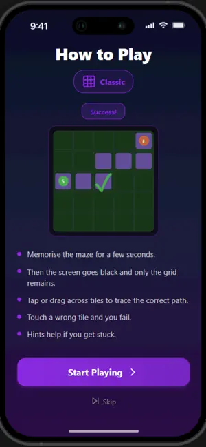 Blind Maze - challenge screenshot 2