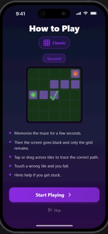 Blind Maze - challenge screenshot