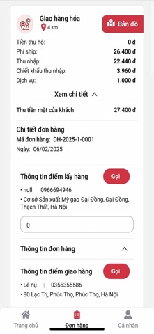 GoiLaShip Tài Xế screenshot