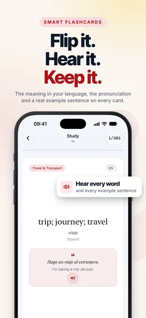 Spanish Flashcards: 5000 Words screenshot 2