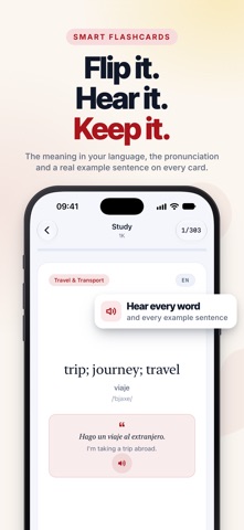 Spanish Flashcards: 5000 Words Screenshot 2 of 7
